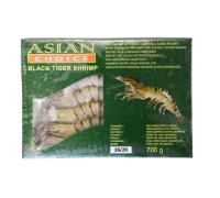 16/20 BLACK TIGER SHRIMP W/ HEAD AND SHELL QUICK-FROZEN 1KG ASIANCHOICE